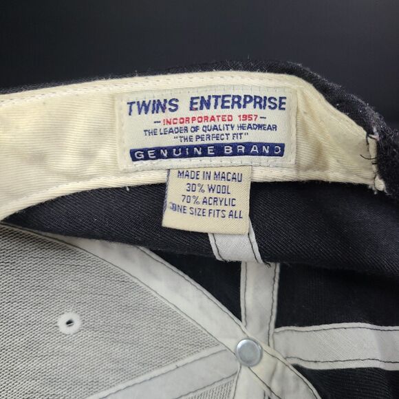 VINTAGE Philadelphia 76ers Hat Wool Black Back Cap 90s Y2K Sixers NBA Retro - Picture 7 of 8